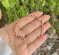 Ruby Bezel Bracelet