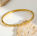 Textured Crystal Cuff