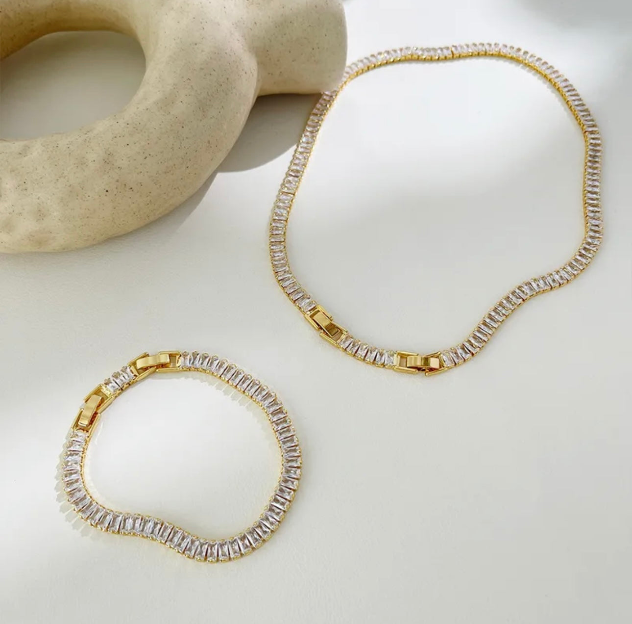 Baguette Tennis Set