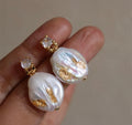 CELESTE PEARL DROP EARRINGS